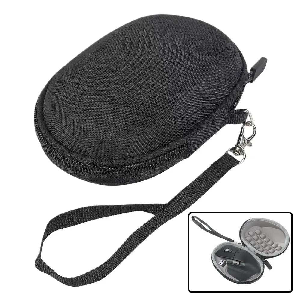 New Mouse Storage Bag For Logitech MX Master 4 High Quality Portable Gaming Mouse Wireless Bluetooth Eva Zipper Bag Storage Box Peaceful Pleasures Health and Wellness black