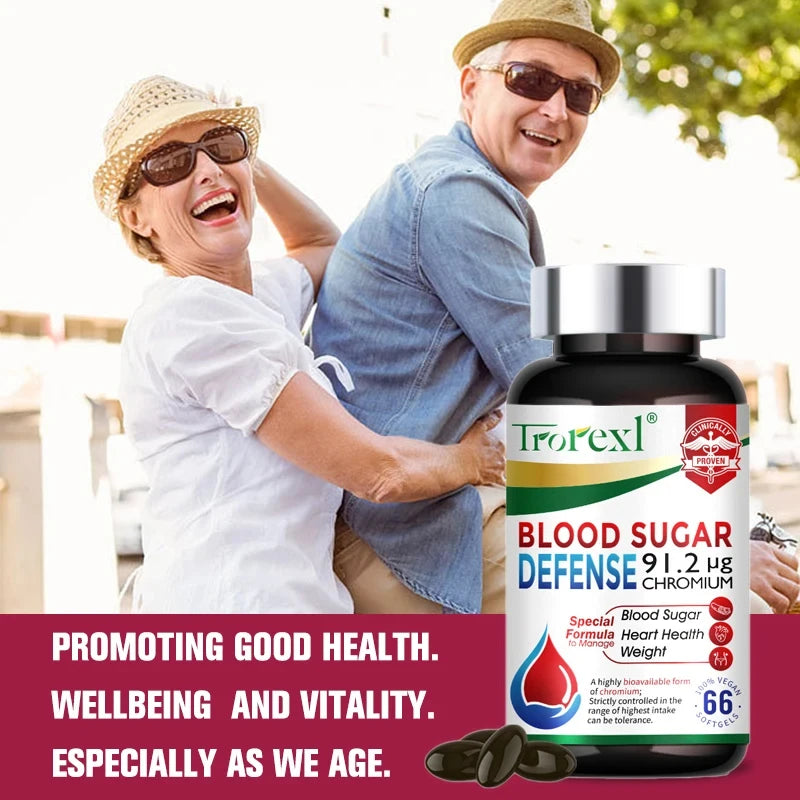 Blood Sugar Defense Capsules – Chromium, Astragalus & Rhodiola