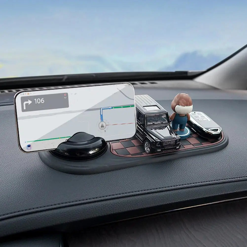 Rotatable Car Dashboard Anti-Slip Mat & Phone Holder