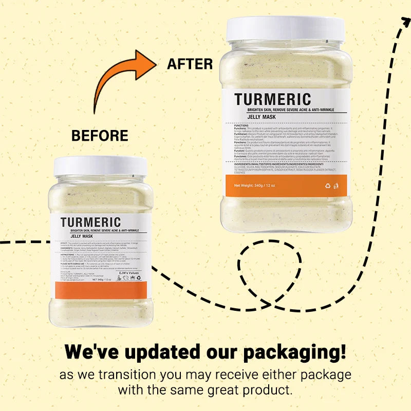 Turmeric Jelly Mask Powder – Oil Control & Blackhead Removal