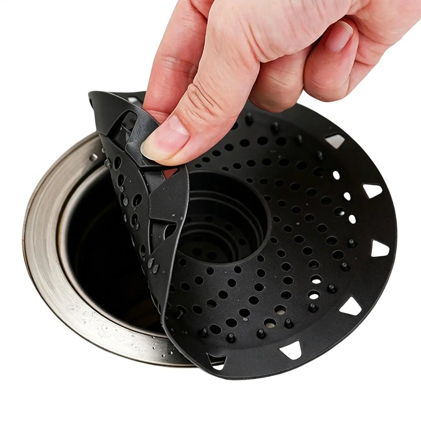 Silicone Shower Drain Hair Catcher | Bathtub & Sink Strainer