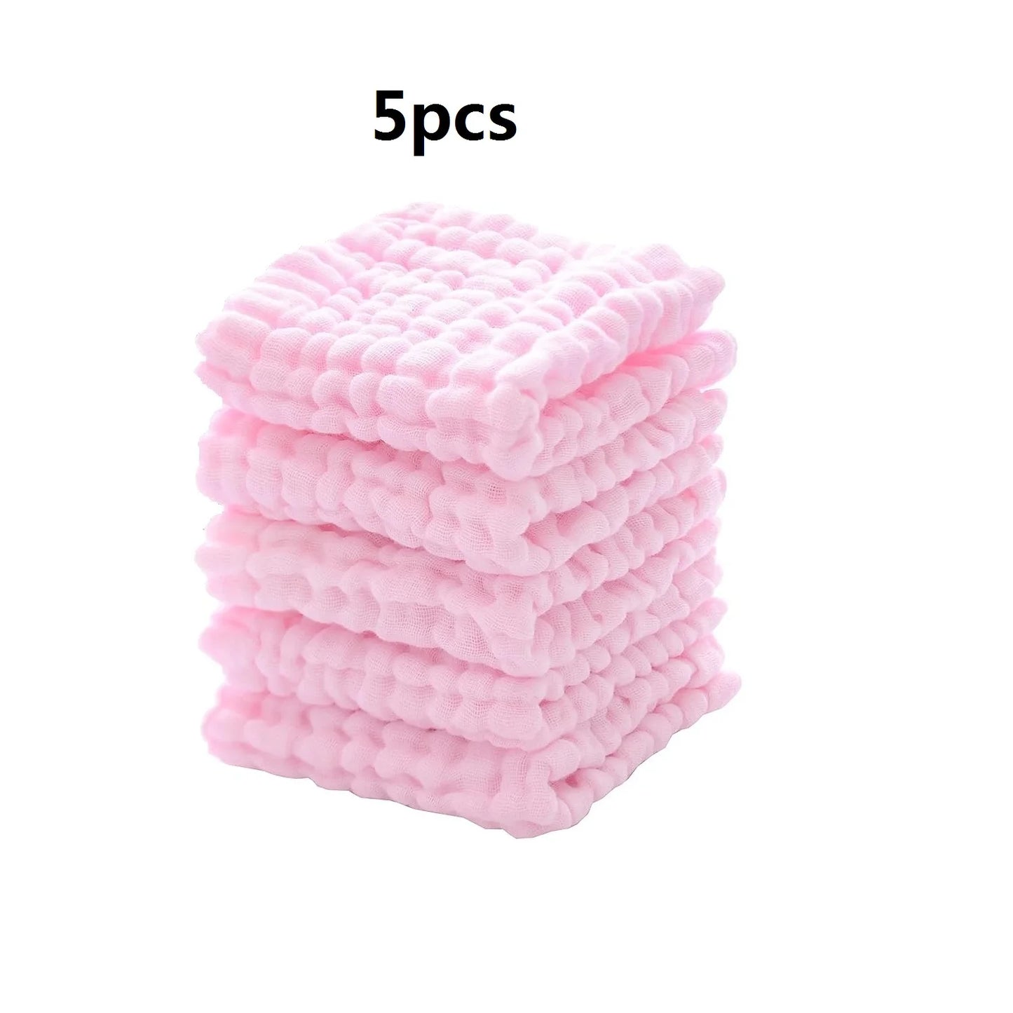 Baby Muslin Washcloths – Soft 6-Layer Cotton Newborn Face Towels