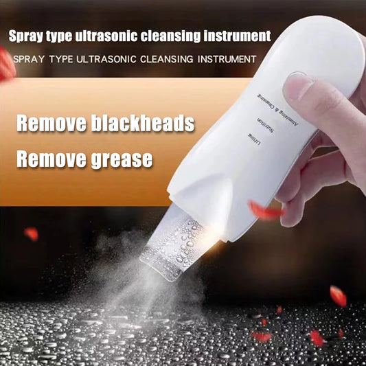 Ultrasonic Skin Facial Cleaner Blackhead Removal Pore Scrubber Face Scrubber with Peeling Feature Beauty & Personal Care Product Peaceful Pleasures Health and Wellness