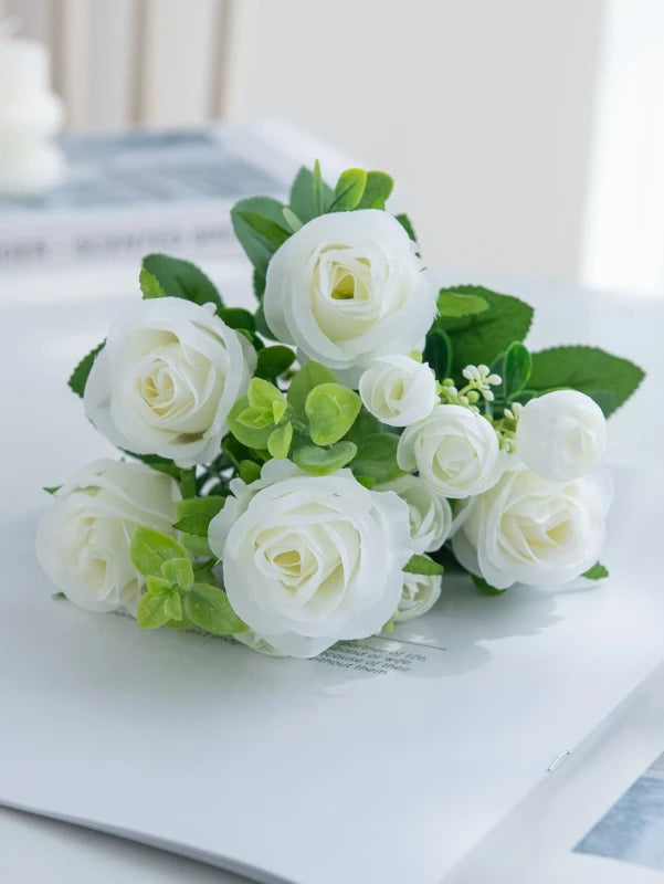 Artificial Silk Rose Bouquet | Wedding & Home Décor Flowers
