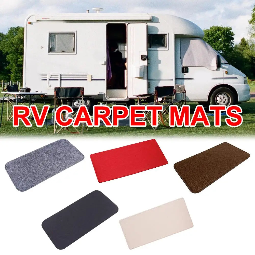 RV Step Mats 2PCS Non-Slip Motorhome Cab Door Floor Mats