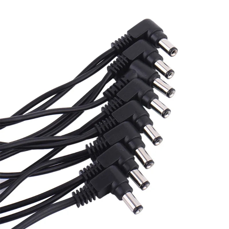 9V 2A Right Angle Plug Cord Effect Pedal Power Supply Cable Multi