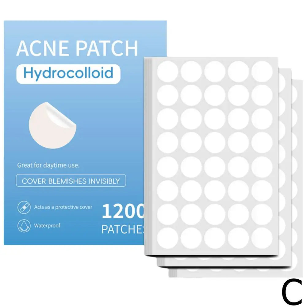 400/800/1200pcs Invisible Acne Acne Patch Hydrocolloid Salicylic Acid Acne Care Anti-Acne Spot Mark Concealer Peaceful Pleasures Health and Wellness 120PCS
