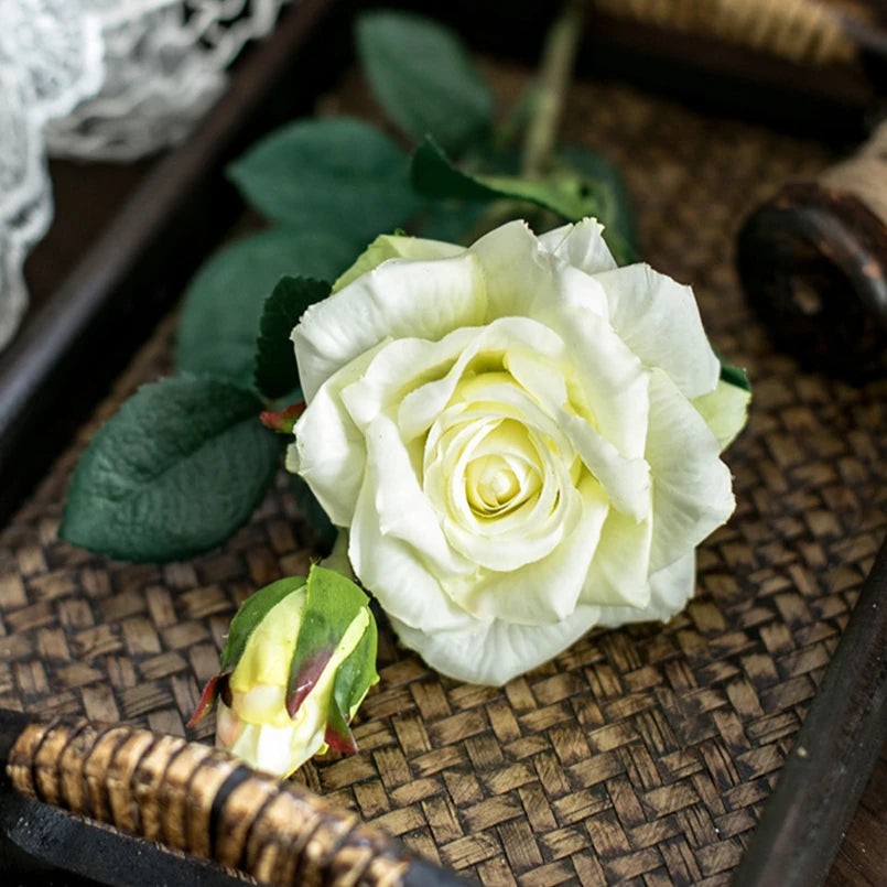 Artificial Silk Rose Bouquet for Home & Wedding Decor