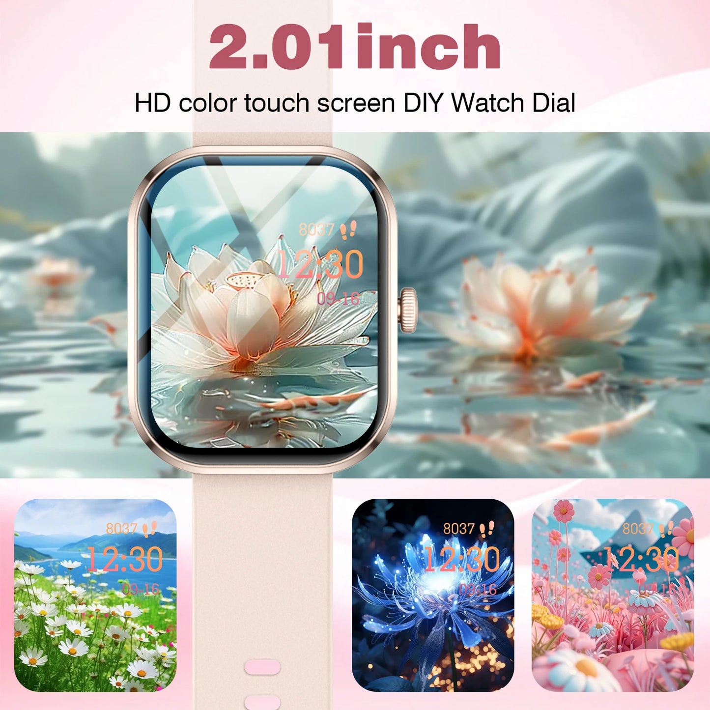 LOMAXFR G21 HD Touch Smart Watch – Calls, Music & Fitness