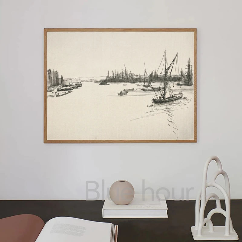 Farmhouse Botanical Canvas Wall Art – Vintage Rustic Tree Print Canvas Wall Art Peaceful Pleasures Health and Wellness