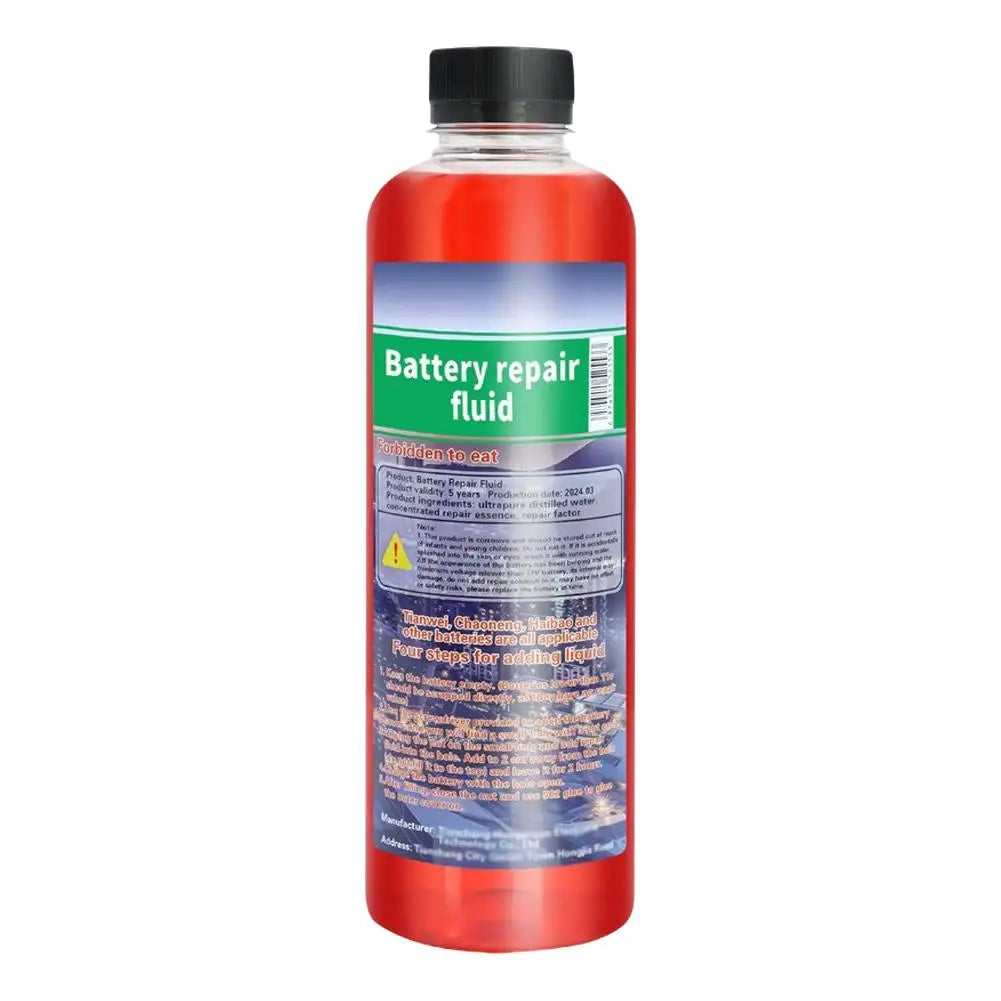 500ml Car Battery Repair Liquid Solution Battery Acid Solution For Battery Renewal Acid Battery Restore Liquid Terminal Cle Peaceful Pleasures Health and Wellness B