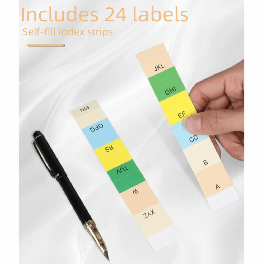 13 Pockets Expanding File Folder a4 Size Multi-Layer Paper Document Storage Holder Cartoon with Handle Portable Organ Bag Peaceful Pleasures Health and Wellness
