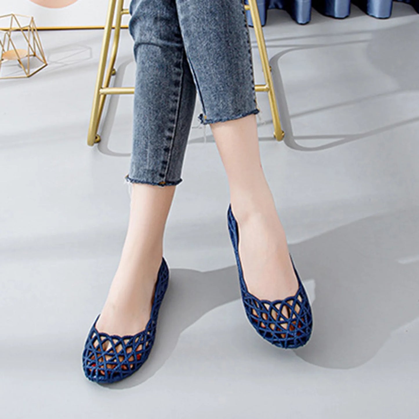 Women's Summer Casual Sandals Flat-Bottomed Comfortable Slip-On Shoes Gift for Christmas Birthday New Year Peaceful Pleasures Health and Wellness