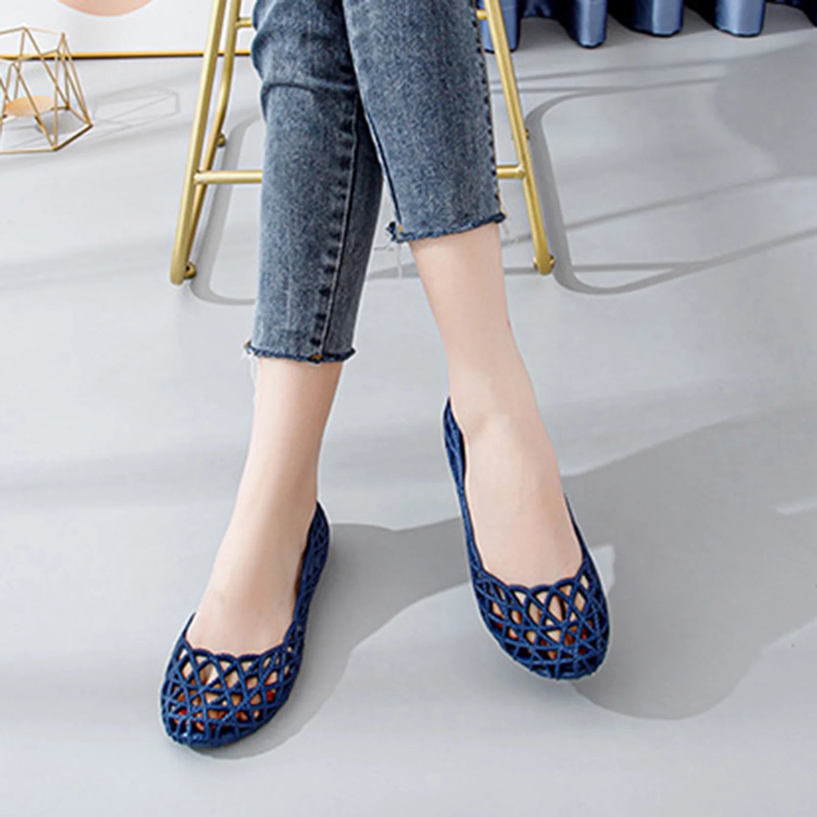 Women's Summer Casual Sandals Flat-Bottomed Comfortable Slip-On Shoes Gift for Christmas Birthday New Year Peaceful Pleasures Health and Wellness