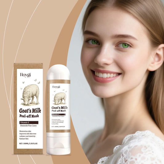 Hoygi Goat Milk Peel-Off Mask | Anti-Aging & Brightening 100ml Peel-Off Face Mask Peaceful Pleasures Health and Wellness