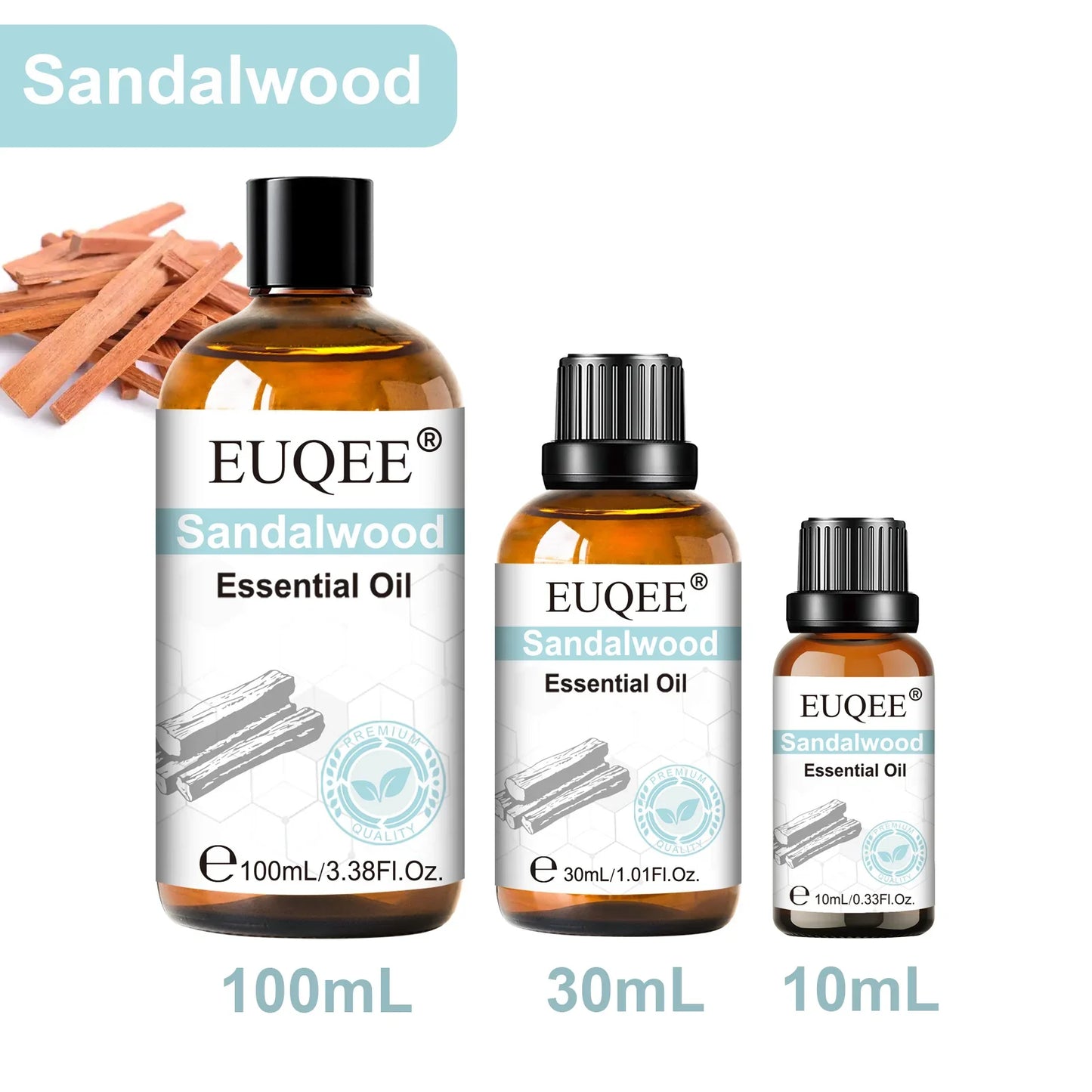 EUQEE Aromatherapy Essential Oils – Lavender, Rose & More