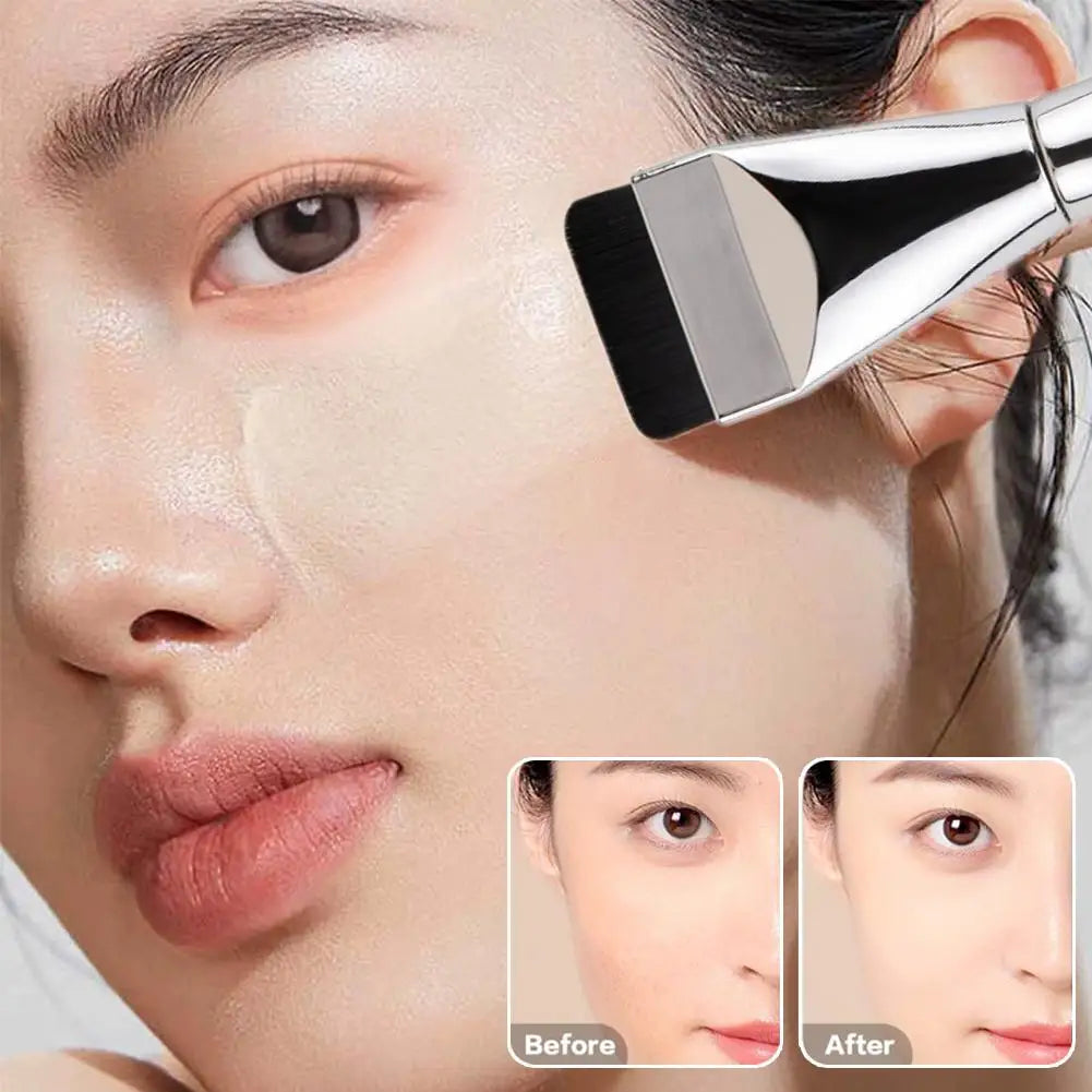 Flat Concealer Brush – Ultra Thin Blade for Liquid, Cream & Powder