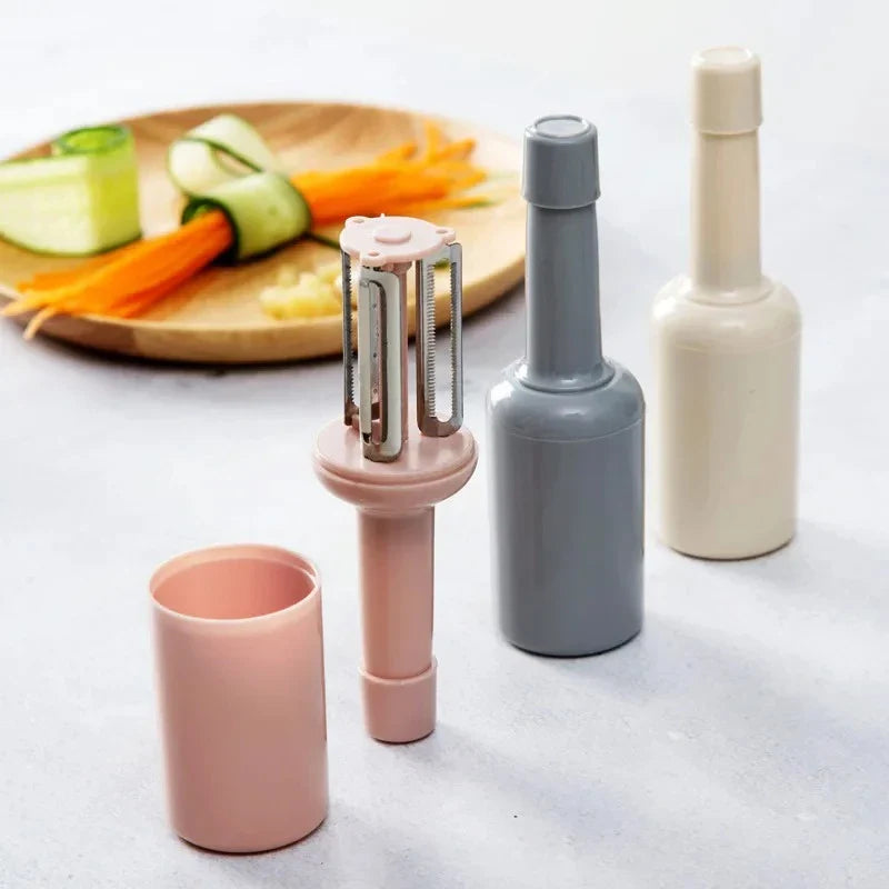3-in-1 Stainless Steel Fruit & Vegetable Peeler Grater Slicer