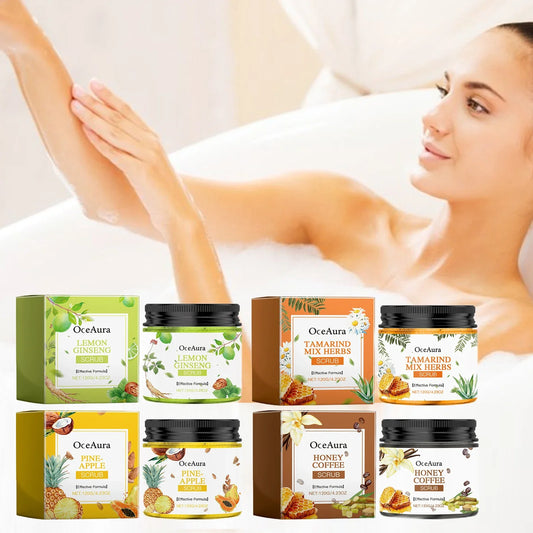 OceAura Tamarind Herb Body Scrub – Brighten & Exfoliate 120g Body Exfoliating Scrub Oasis Select