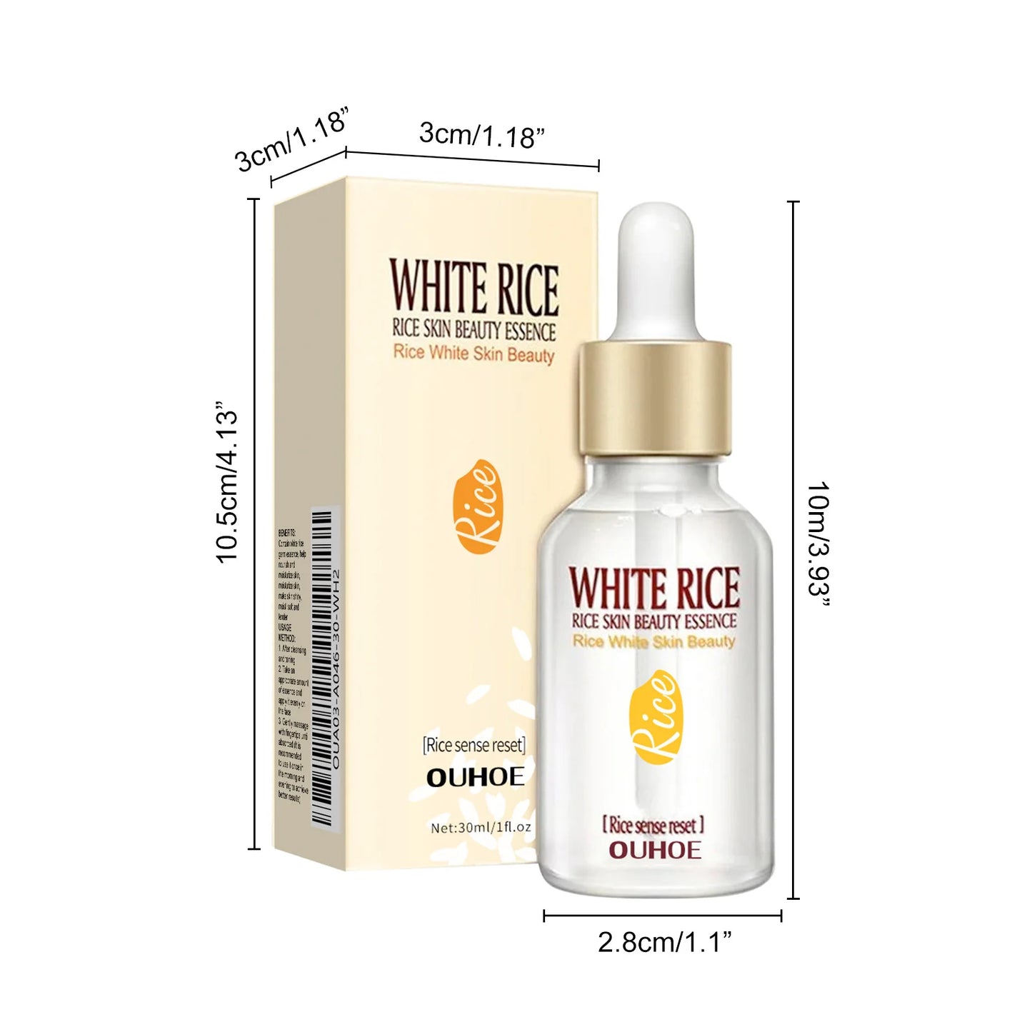 Rice Face Serum – Brightening, Anti-Wrinkle & Pore-Minimizing