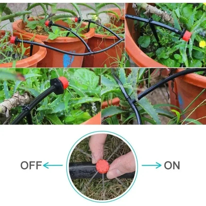 Adjustable Drip Irrigation System Kit 50–800 Pieces | Garden