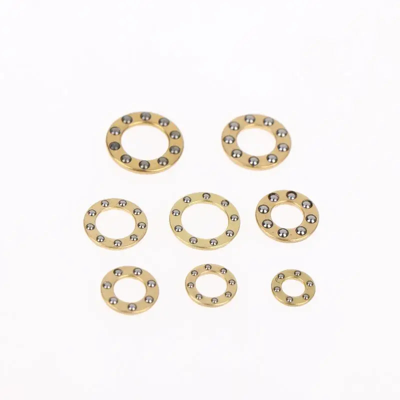 New 10Pcs Mini Plane Axial Bearing Ceramic Steel Ball Thrust Copper Support Folding Knife Opening Closing Accessories Peaceful Pleasures Health and Wellness