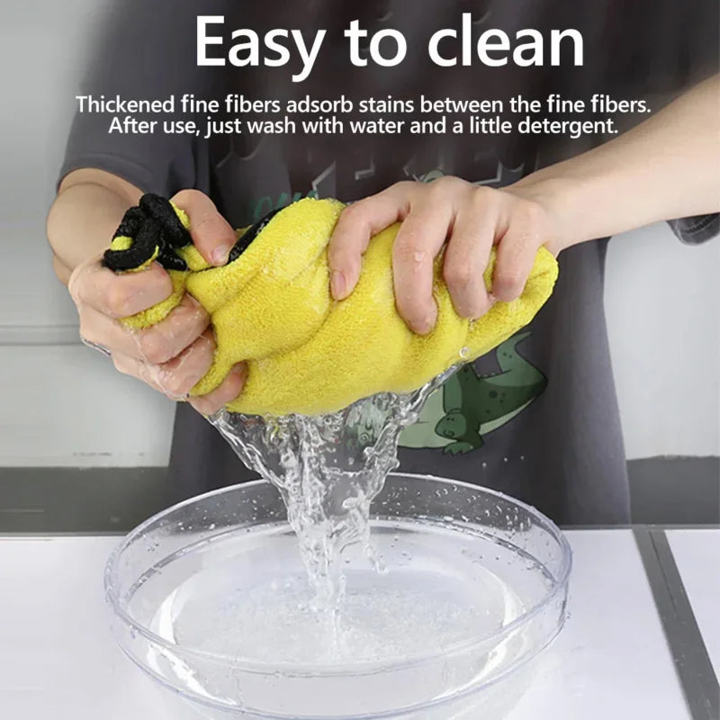 Thickened Microfiber Car Wash Towels – Absorbent, Lint-Free