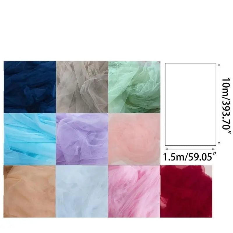 Newborn Photography Backdrop Yarn 10x1.5m – Mesh Background