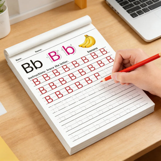 32 Pages ABC Tracing Letters Workbook Kids Preschool Learning Peaceful Pleasures Health and Wellness