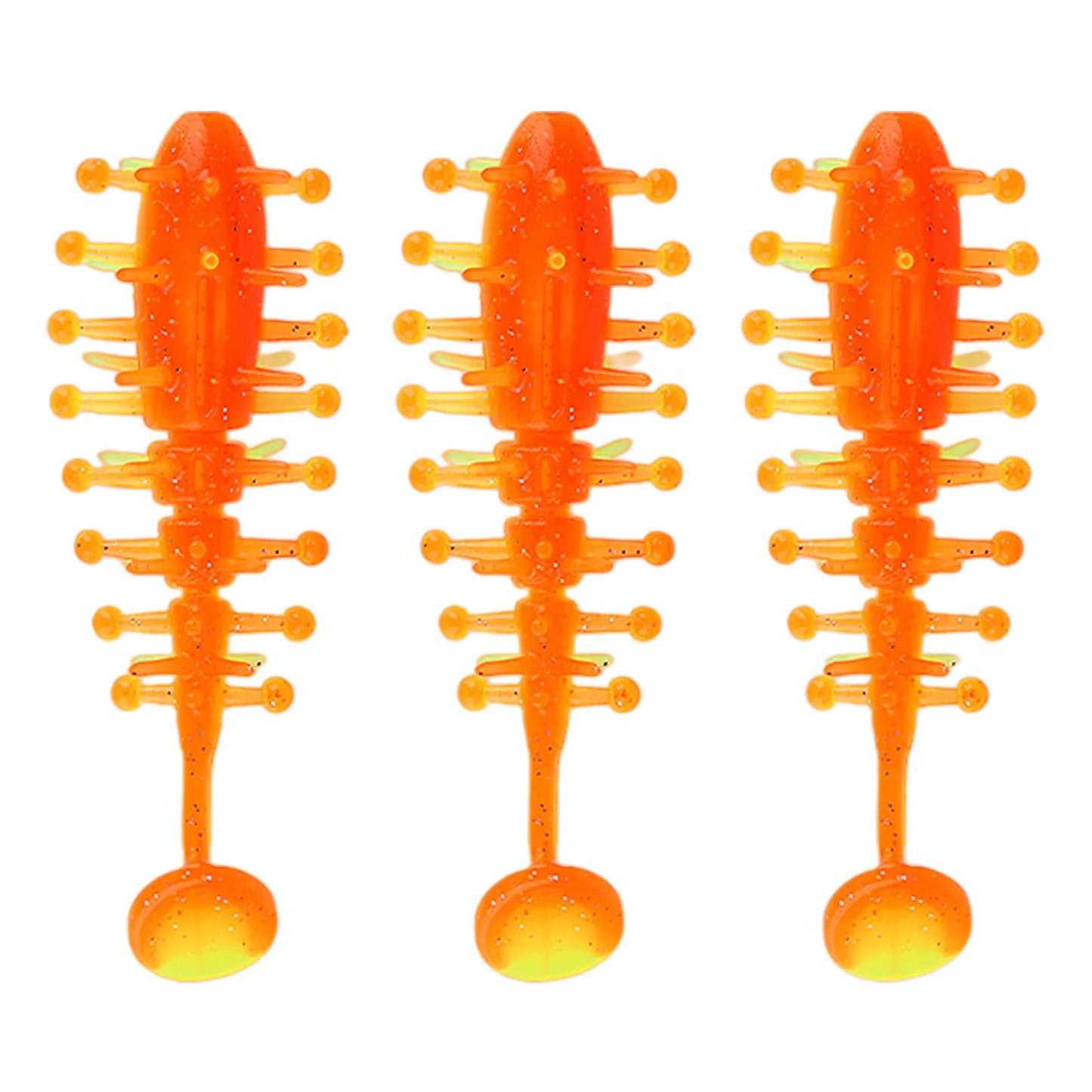 Paddle Tail Swimbaits Lightweight Soft Plastic Fishing Lure TPE Material for Bass Crappie Trout Shad Freshwater Saltwater Peaceful Pleasures Health and Wellness Orange L