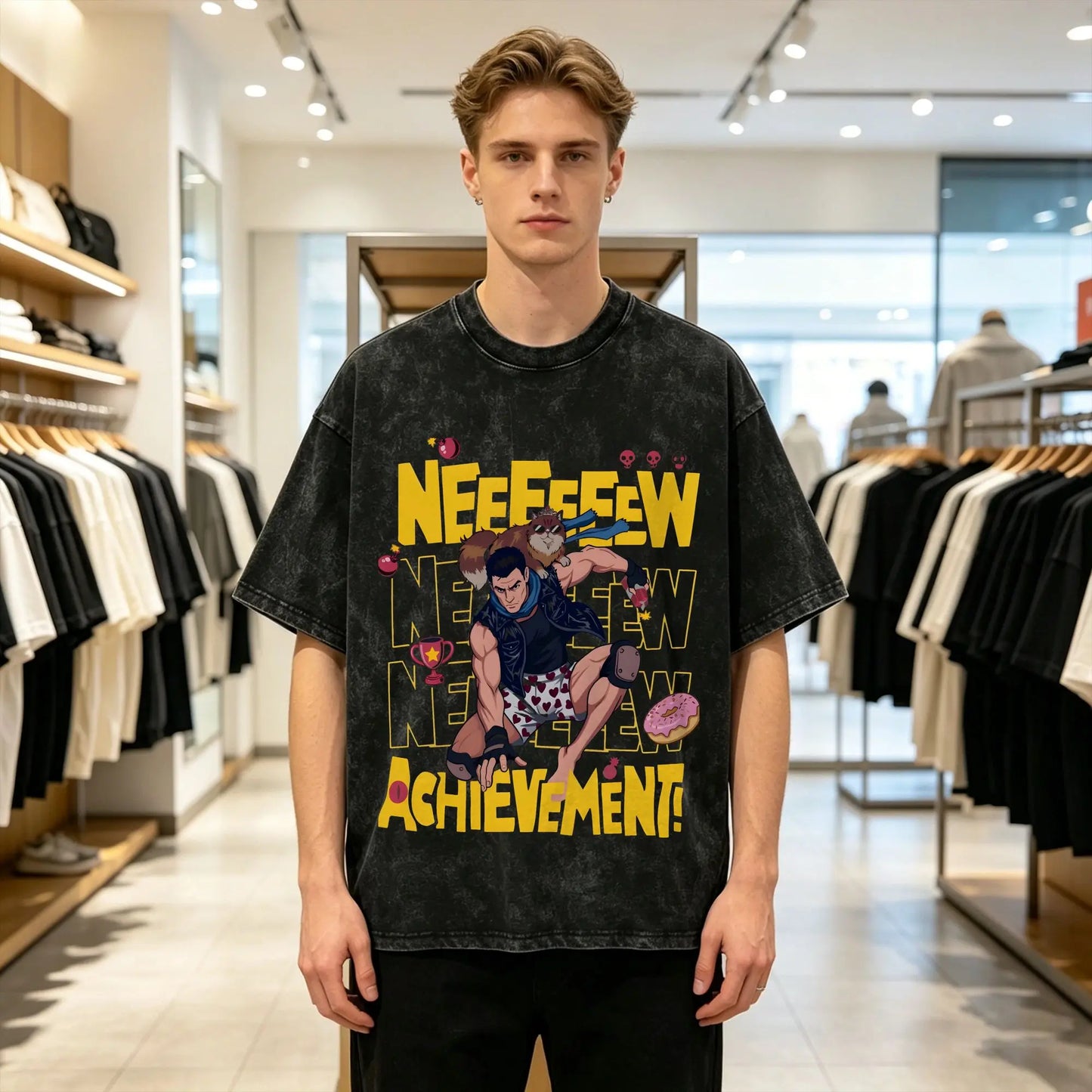 Dungeon Crawler Carl Men's Graphic T-Shirt | Y2K Harajuku Tee