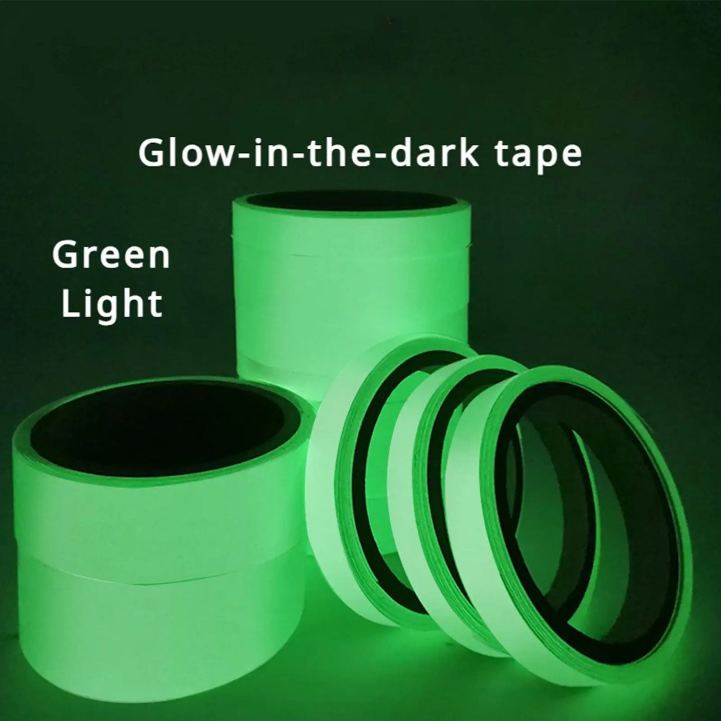 Glow in the Dark Tape – Green Luminous Safety & Décor Tape