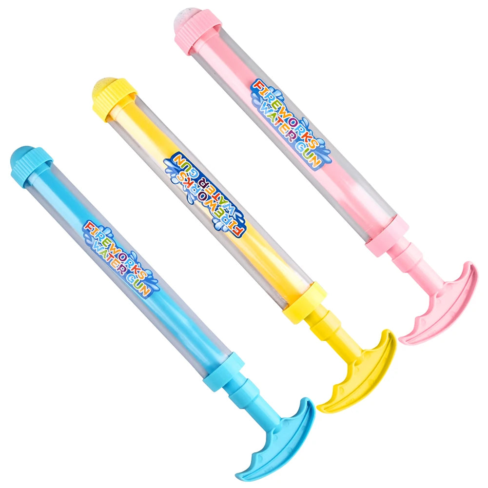 Fireworks Water Gun | Pull-Out Sprinkler Pool & Beach Toy Peaceful Pleasures Health and Wellness 3Pcs 1 United States