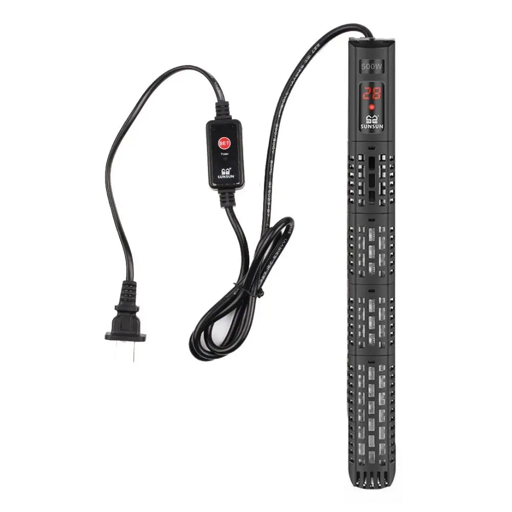 50–500W LCD Aquarium Submersible Heater | Auto Temp Control