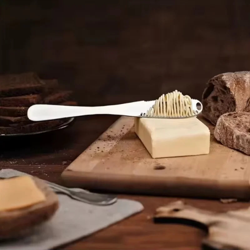 1pc Stainless Steel Butter Knife Tableware Cheese with Holes Spread Cream Knife Bread Jam Knife Cheese Butter Knife Peaceful Pleasures Health and Wellness