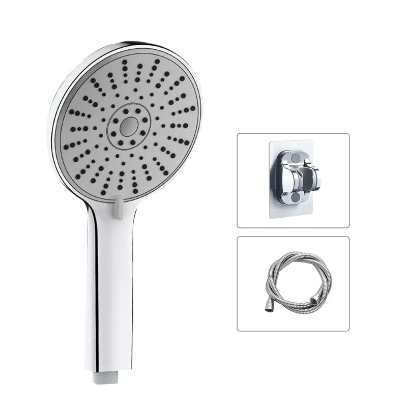 Large 5-Speed Handheld Rain Shower Head – Water-Saving Panel