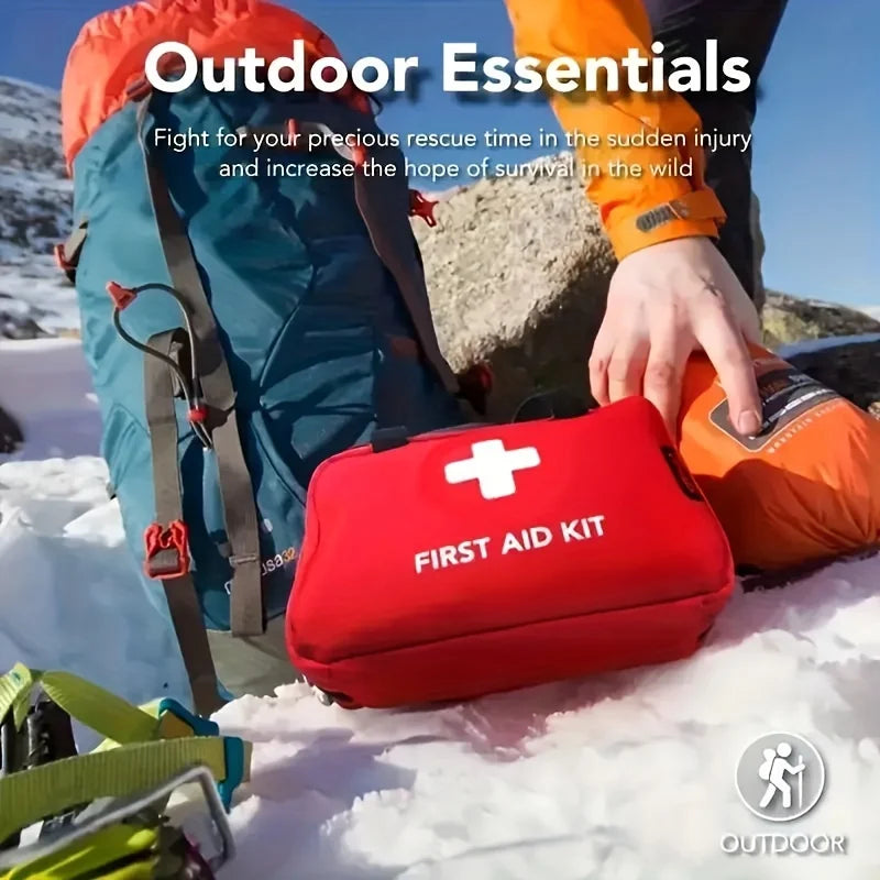 First Aid Kit 200+ Pcs – Cars, Trucks, Camping & Emergencies