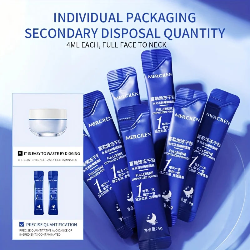 20pc Fullerene Sleeping Face Mask – Anti-Aging, Whitening & Hydration