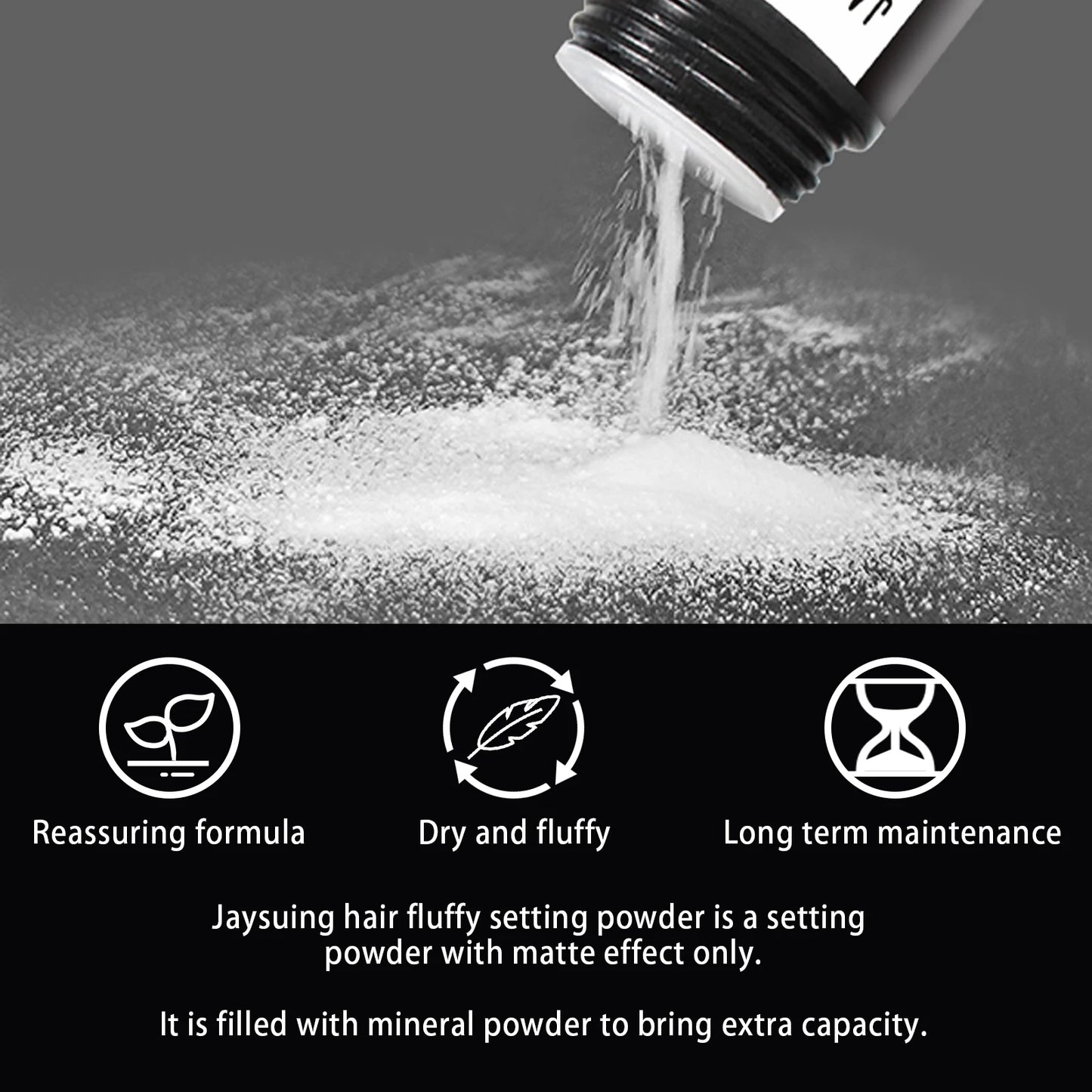 Jaysuing Hair Volumizing Texturizing Powder – Matte Finish