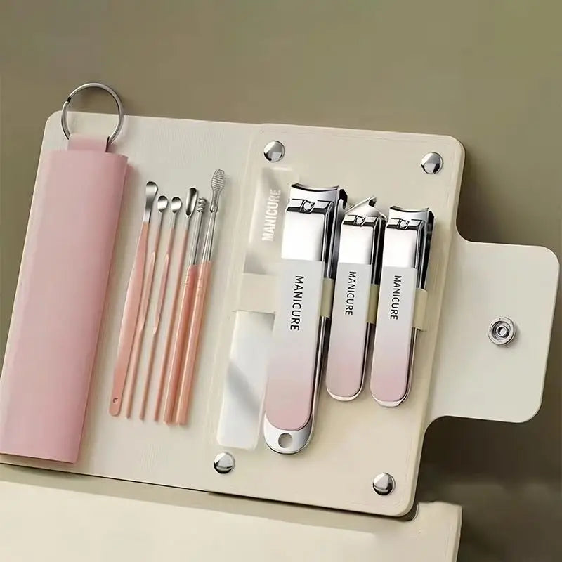 Manicure Set Personal Care Nail Kit 5 Pieces Nail Set Grooming Kit Peaceful Pleasures Health and Wellness C