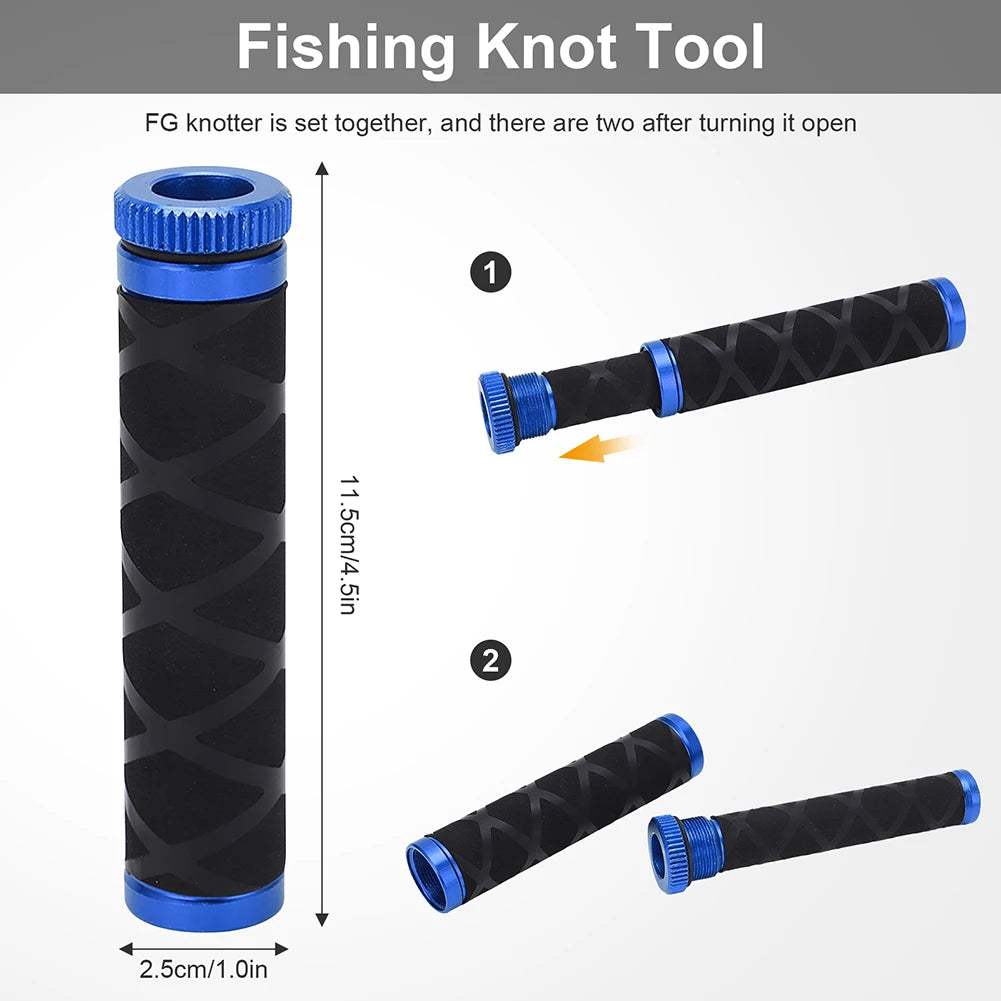 FG GT Knot Puller Tool Fishing Knot Puller Tool EVA Fishing Line Pull Drag Knotting Device Spooling Knotting Device for Saltwate Peaceful Pleasures Health and Wellness