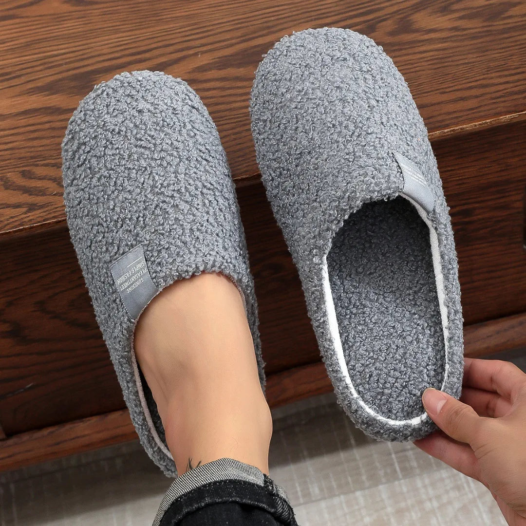 Women's Soft Cotton House Slippers | Cozy Winter Indoor Flats
