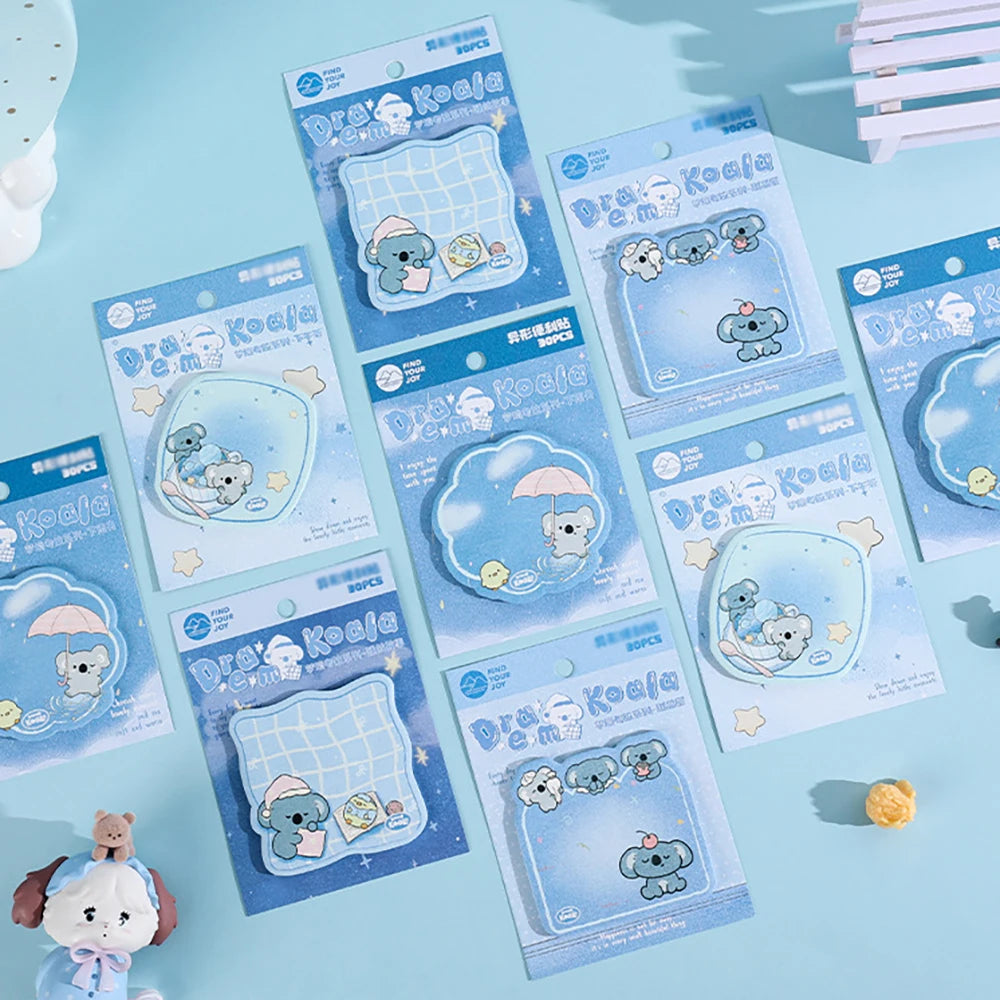 Dream Koala Series Dreamy Alien Convenience Sticker Cute Message
