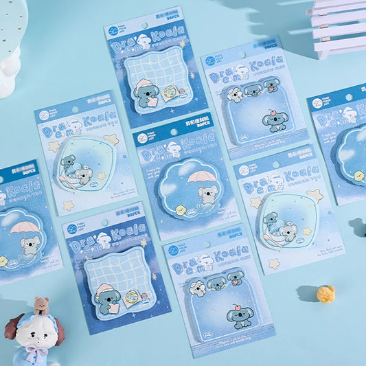 Dream Koala Series Dreamy Alien Convenience Sticker Cute Message Peaceful Pleasures Health and Wellness