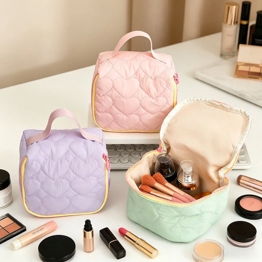 Portable Travel Cosmetic Bag | Breathable Makeup Organizer Travel Cosmetic Bag Peaceful Pleasures Health and Wellness