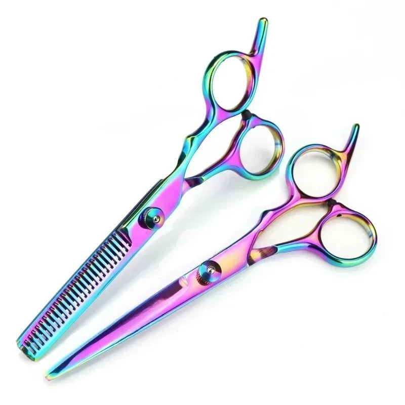 Professional 6 inch Hair Scissors Thinning Barber Cutting Hair Shears Scissor Tools Hairdressing Scissors Peaceful Pleasures Health and Wellness