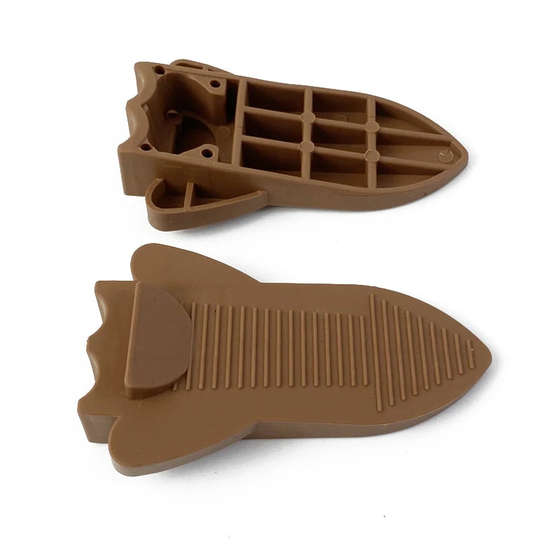 New 1Pcs Safety Rubber Door Stop Stoppers Block Wedge Doorstops Door Stopper Home Office Door Rear Retainer Anti-collision Stop Peaceful Pleasures Health and Wellness