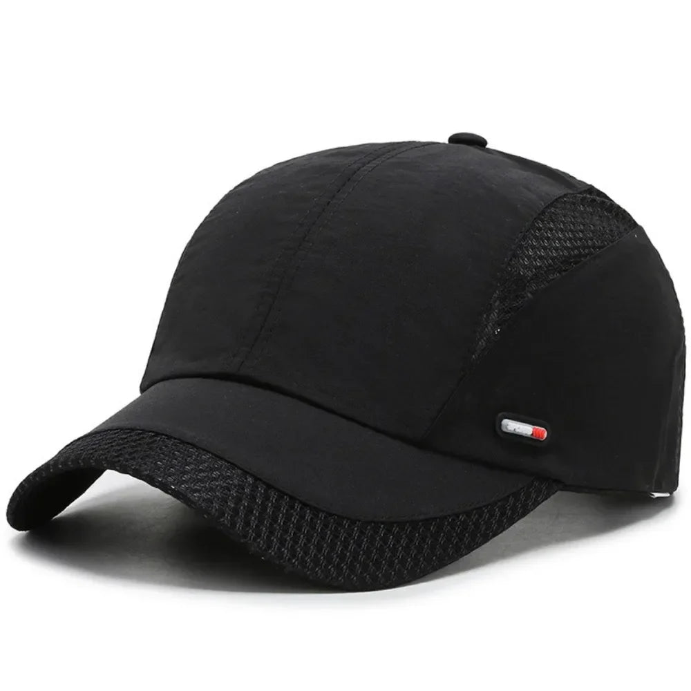 Adjustable Unisex Baseball Cap – Moisture-Wicking Quick-Dry Sun Hat