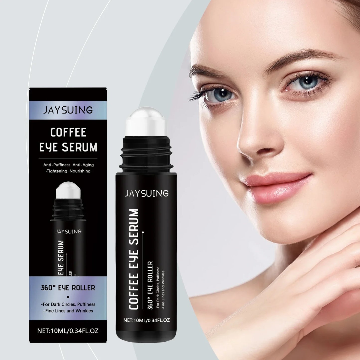 Coffee Eye Roll-On Serum 10ml | Brighten & Nourish Under Eyes