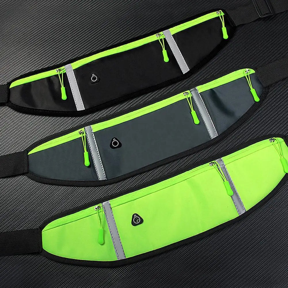 Running Waist Bag Lightweight Outdoor Cycling Belt Waist Bag for Men Women Waterproof Reflective Sports Bag For Mobile Phone Peaceful Pleasures Health and Wellness